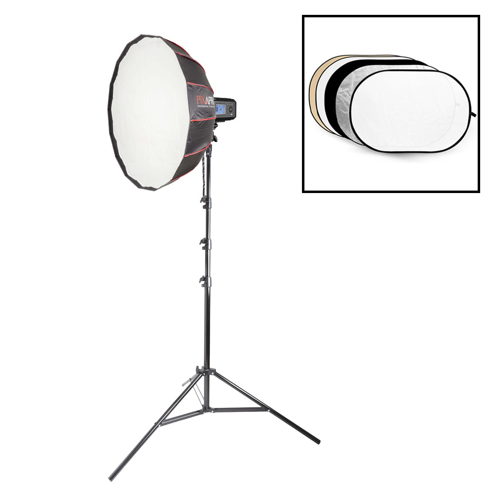 CITI600PRO 600Ws Quick Assembly Battery Powered Portable Lighting Kit